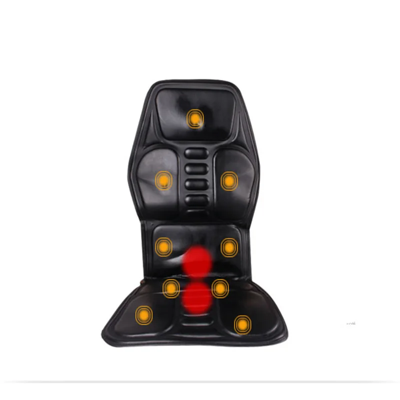 

Electric Portable Heating Vibrating Back Massager Chair Car Home Office　Neck Waist　 Full Body Cushion