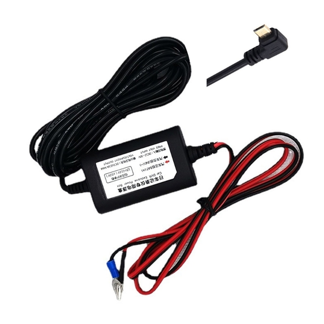 Dash Cam Buck line Video Recorder ACC step-down line 12V/24V to 5V 2A For DVR Camera USB Auto Charging For Parking Monitor