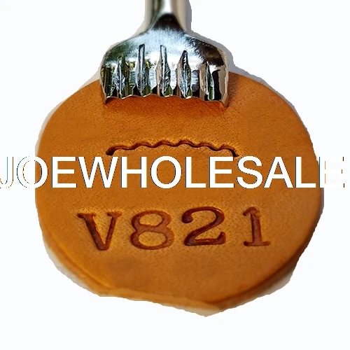 Кожа Craft Инструменты для печати V821/V462/V715/707/745, кожа металлический штамп - Цвет: V821