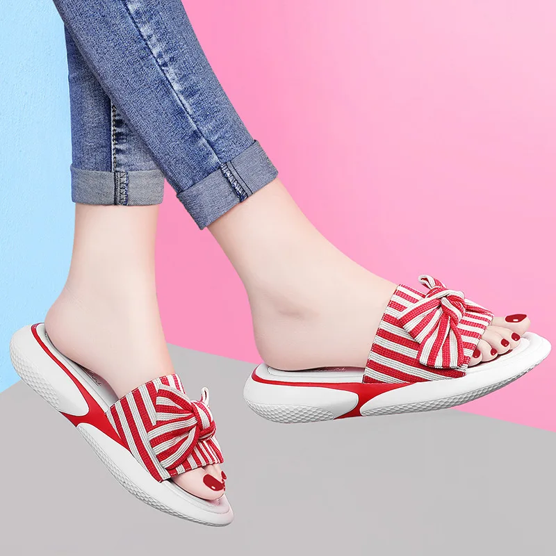 

Cowboy WOMEN'S Slippers 2019 Summer New Style Japanese Style Sandals Women's Outer Wear Fashion Popular WOMEN'S Shoes Large Size