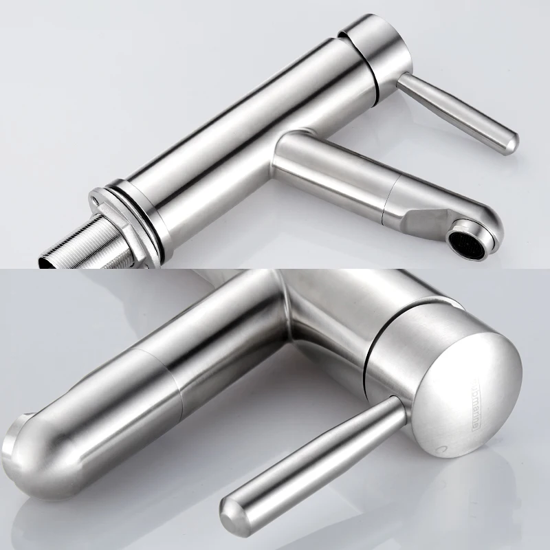 JIAYUN Bar Sink Faucet Stainless steel Bathroom Lavatory Sink Faucet