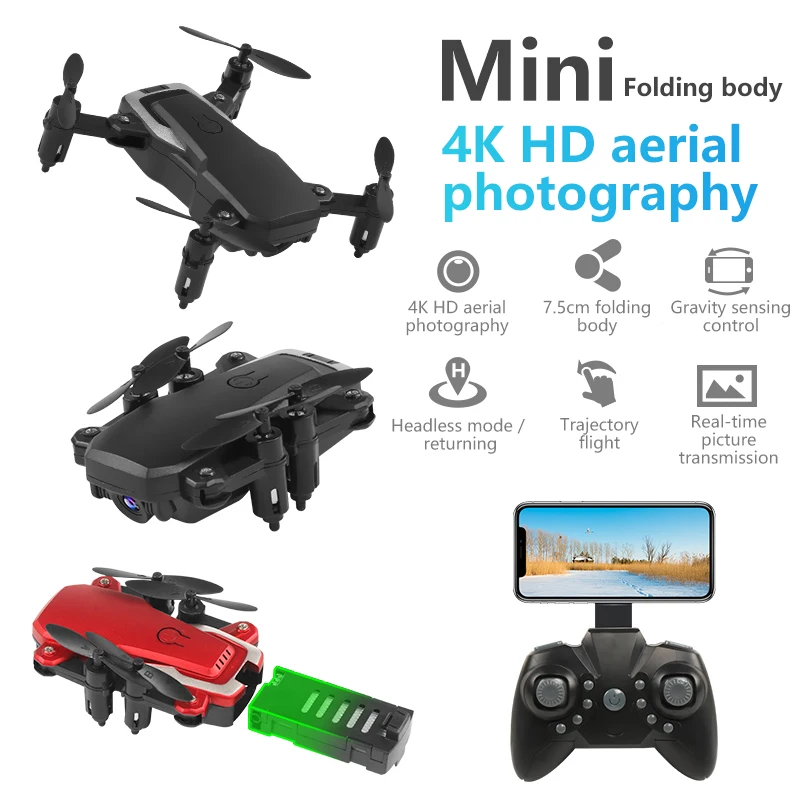 Квадрокоптер K1 LF606 складной с Wi Fi и HD камерой 4K|Радиоуправляемые вертолеты| |