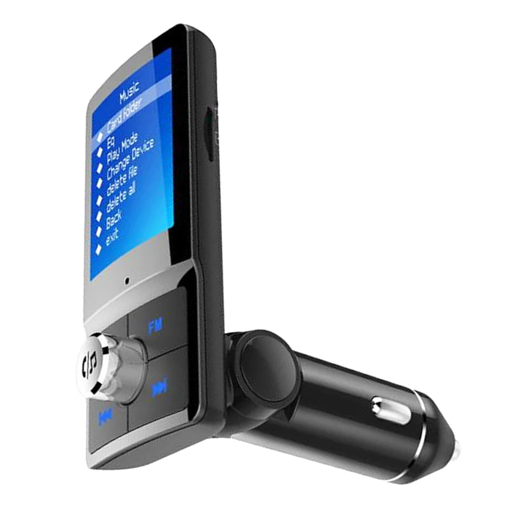 90 градусов автомобильное крепление на Беспроводной Bluetooth FM передатчик Радио автомобильный адаптер USB Зарядное устройство