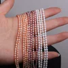 100% Natural Freshwater Pearl Rice Shape Beads for Jewelry Making DIY Bracelet Necklace 3-4mm ► Photo 1/6