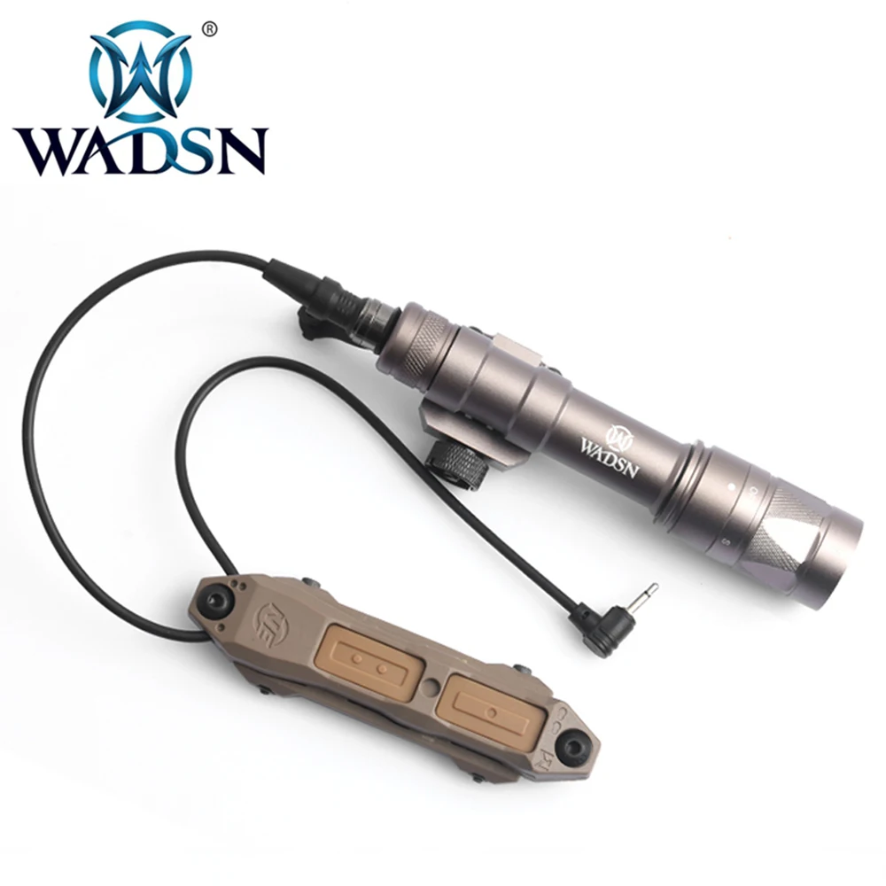 WADSN тактический флэш-светильник SF M600W SCOUT светильник светодиодный стробоскоп выходной фонарь с дистанционным переключателем давления охотничья лампа оружие светильник наборы