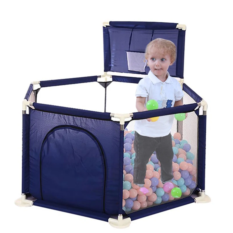 Складной Детский Манеж Детский забор безопасный барьер для кровати мяч бассейн От 0 до 6 лет детский манеж Ткань Оксфорд бассейн шарики детский забор
