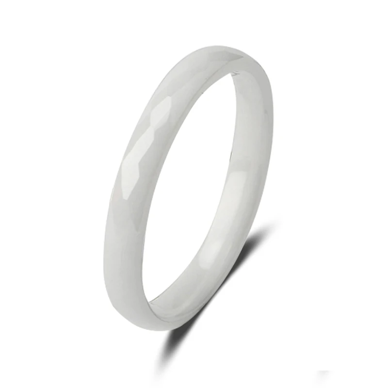 3mm Cut White Красочные 2 мм Керамика кольца для Для женщин нежно-розового цвета цвет: черный, синий белый фиолетовый Кольца элегантный Одежда высшего качества Обручение, ювелирное изделие, подарок - Цвет основного камня: 3mm Cut White