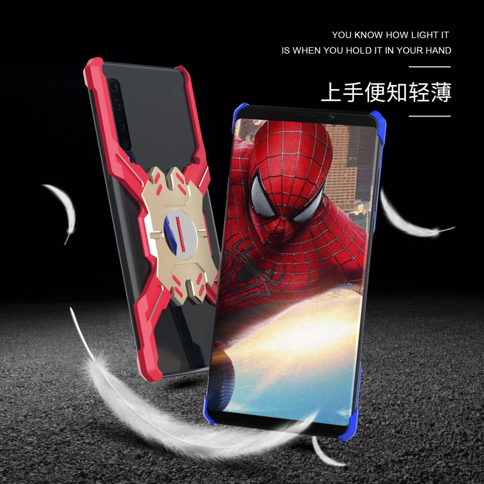 Герой Marvel элементы Алюминиевый металлический бампер чехол для samsung Galaxy A9 тонкий жесткий защитный бампер для телефона A9S