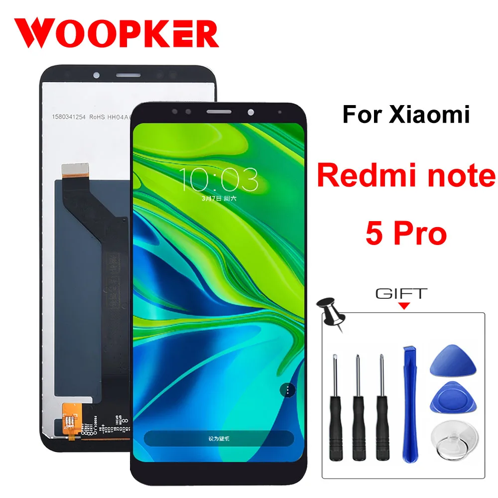 Оригинальный сенсорный экран для Xiaomi Redmi Note 5 Pro ЖК-дисплей 99 дюйма Замена