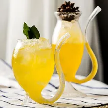 Креативное коктейльное стекло олень ликер графин искусство Стекло с соломинкой вино пары Европейский творческая личность домашний декор FF70G31