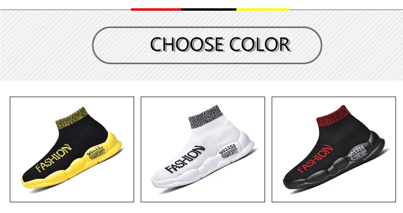 PINSEN 2020 Children Shoes Boys Sneakers Fashion Light Kids Sneakers Mesh Breathable Child Socks Shoes Boys Casual Shoes (3)