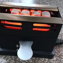 Черная печь для угля уголь нагревательная конфорка угольная горелка для кальян наргиле DIY Аксессуары ЕС вилка