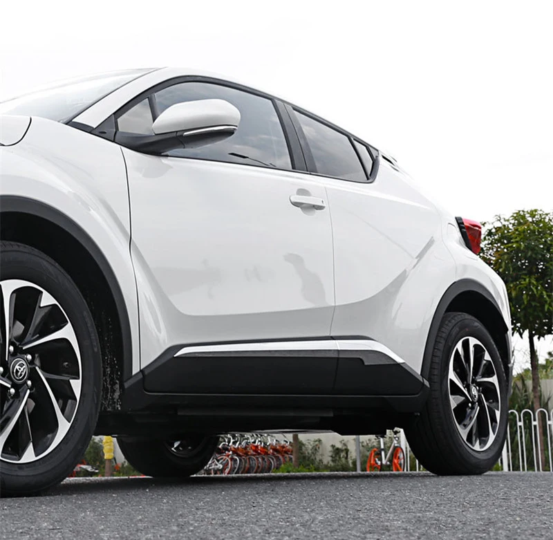 Для Toyota C-HR CHR автомобильный Стайлинг авто аксессуары хром автомобильная Боковая дверь корпус литые накладки протектор крышки