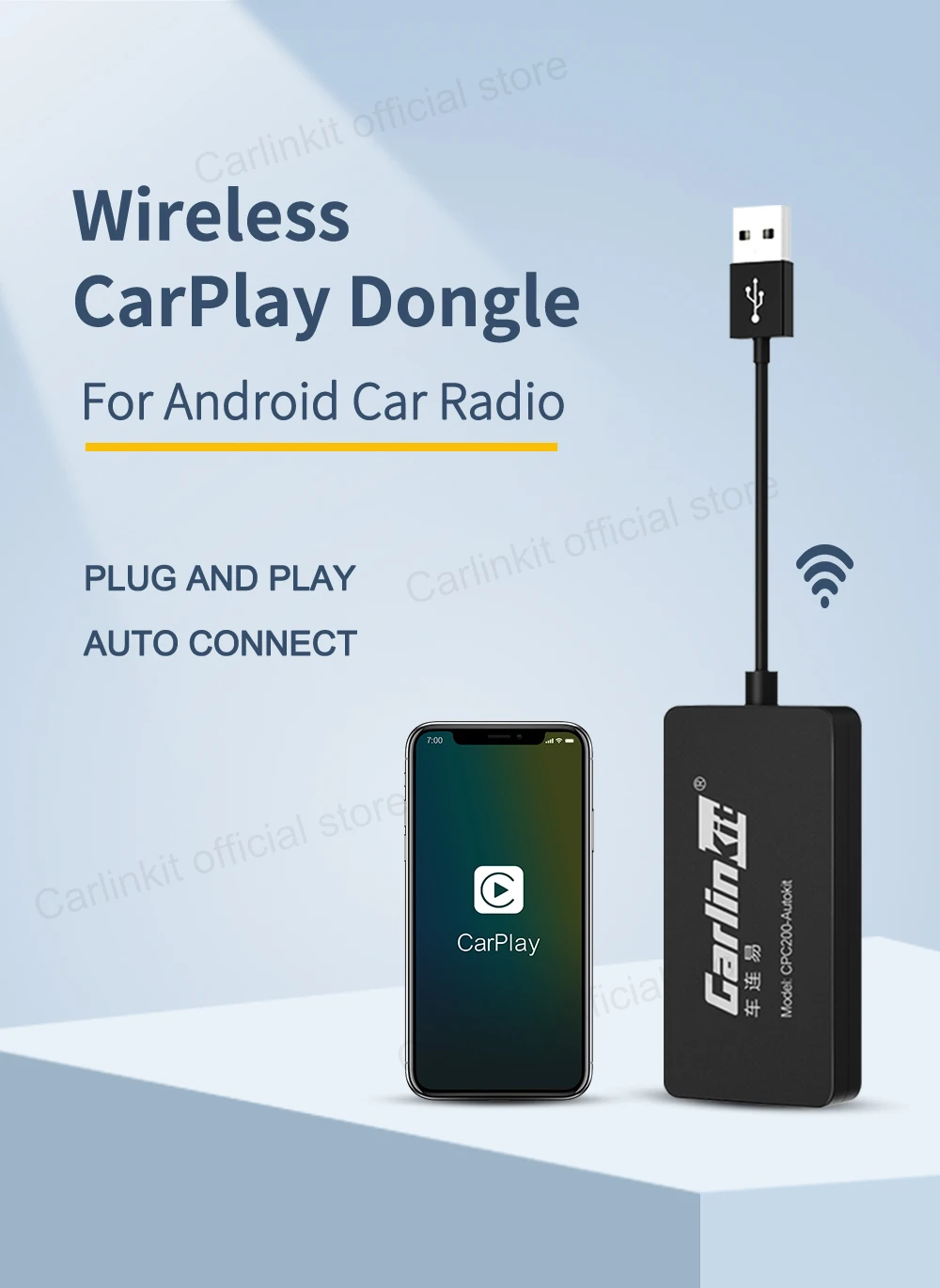carlinkit apple carplay ativador sem fio android auto com fio usb dongle para android rádio unidade bluetooth carregador