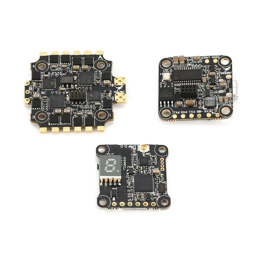 HGLRC XJB F440-TX20.v2 F4 Контроллер полета FC 40A Blheli_S ESC tx20.v2 VTX HGLRC Контроллер полета F4 часть контроллера полета