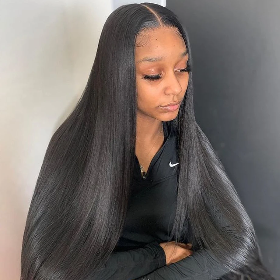 Extensiones de cabello humano brasileño virgen remy, extensiones de cabello liso de 30 pulgadas, 1, 3, 4 ofertas de extensiones