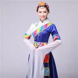 Новые национальные танцевальные костюмы рукав женский модный костюм национального меньшинства взрослых девочек сценическая одежда Yangko