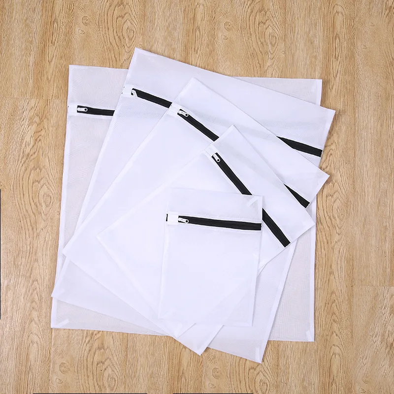 Laundry-Bag Washing-Machines Mesh Coarse-Net Zippered Polyester