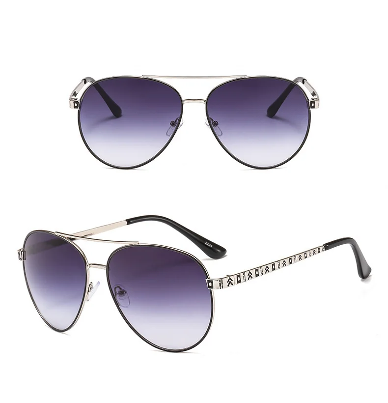 Классические солнцезащитные очки пилота для мужчин и женщин, фирменный дизайн, Винтажные Солнцезащитные очки для вождения, Ретро стиль