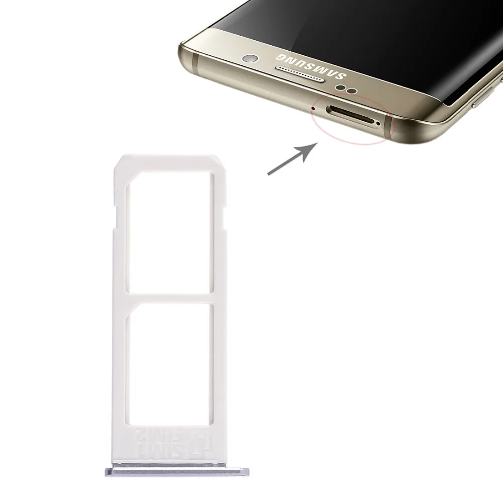 Для Galaxy S6 Edge plus / + двойной слот для sim-карты Замена Адаптера |