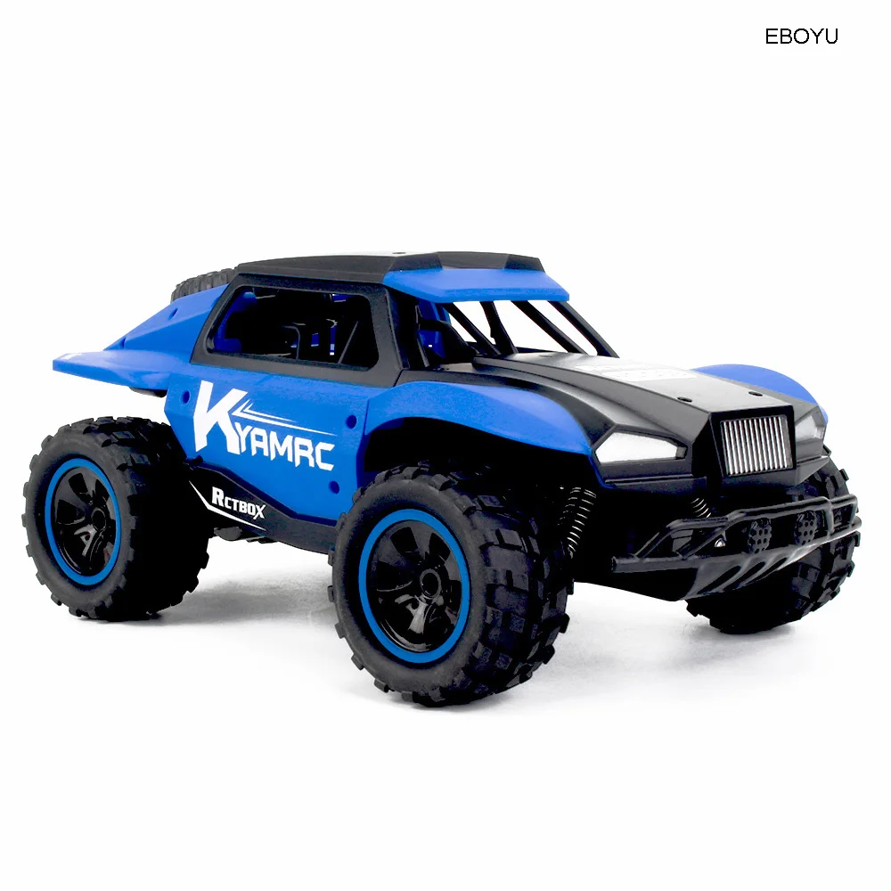 EBOYU 1818A RC автомобиль 2,4 GHz 1/18 2WD большое колесо внедорожный пульт дистанционного управления грузовик King RTR для детей начинающих