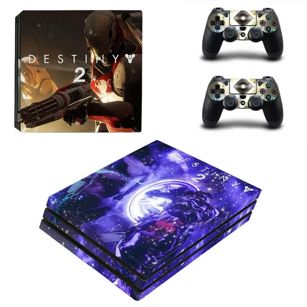 YSP4P-1437 Destiny 2 PS4 Pro Стикеры s Play station 4 кожи Стикеры Наклейки Обложка для Игровые приставки 4 PS4 Pro консоли и контроллер Скины Виниловые - Цвет: YSP4P-1437