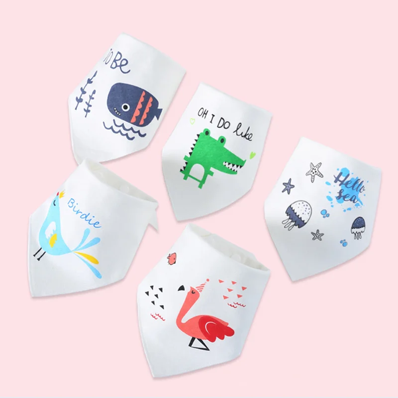 baby accessories bag	 Cute Cartoon Baby Triangle Bibs Cotton Soft Bandana Bib Burp Cloth for Boy Girl Baby Scarf Meal Collar Burp Baby Accessories baby essential 