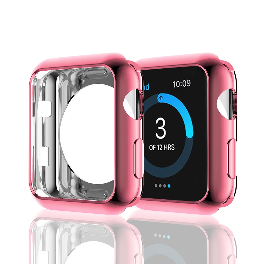 Чехол бампер для iwatch мягкий ТПУ ультратонкий устойчивый к царапинам защитный