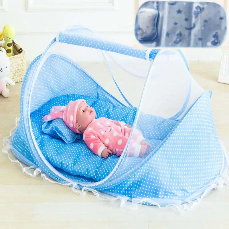 baby mattress with mosquito net