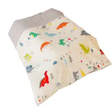 Одеяло для новорожденных с рисунком животных из мультфильмов для маленьких мальчиков и девочек, хлопок