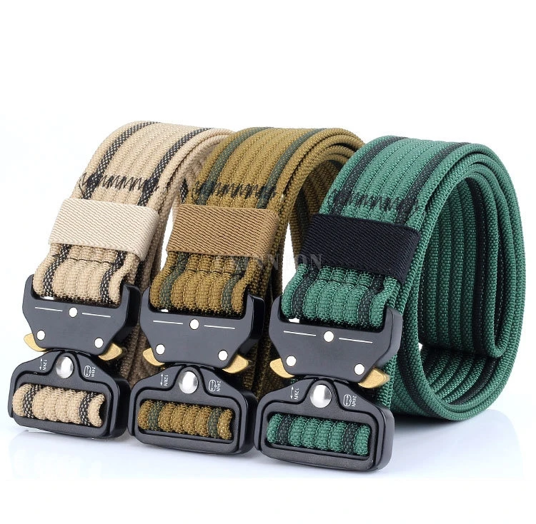 100Pcs/Lot New Quick-releasing For 3.8 Deduction Outside The Belt Tactical Nylon Belt Outdoor Training Belt Sport Belt