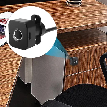 

Intelligent Drawer Fingerprint Lock Desk Drawer Anti-theft Fingerprint Lock File Drawer Cabinet Fingerprint Lock Left Right BP01