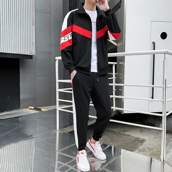 

Two Piece Set Jacket And Pant Ropa Deportiva Hombre Moda Survetement Homme 2 Piece Spring Tracksuit For Men Trend Twinset Lovers