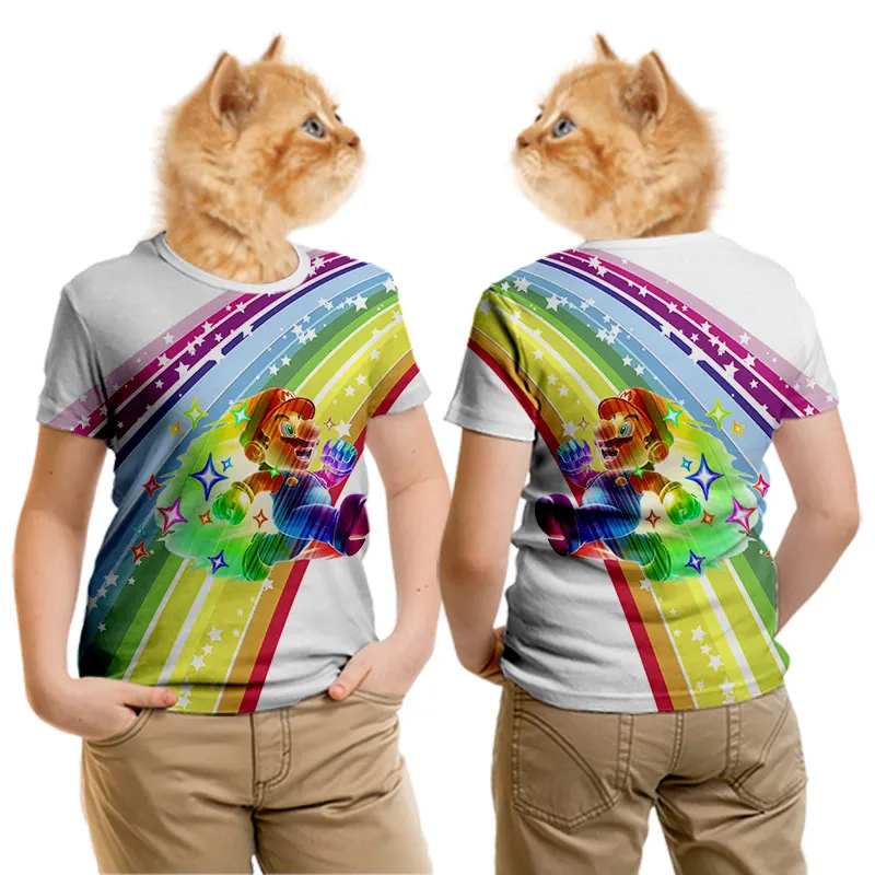 Nintendo Mario loveliness интересный Огонь Футбол 3D футболка WHOSONG мультфильм забавная Футболка мужская уличная одежда Одежда для мальчиков