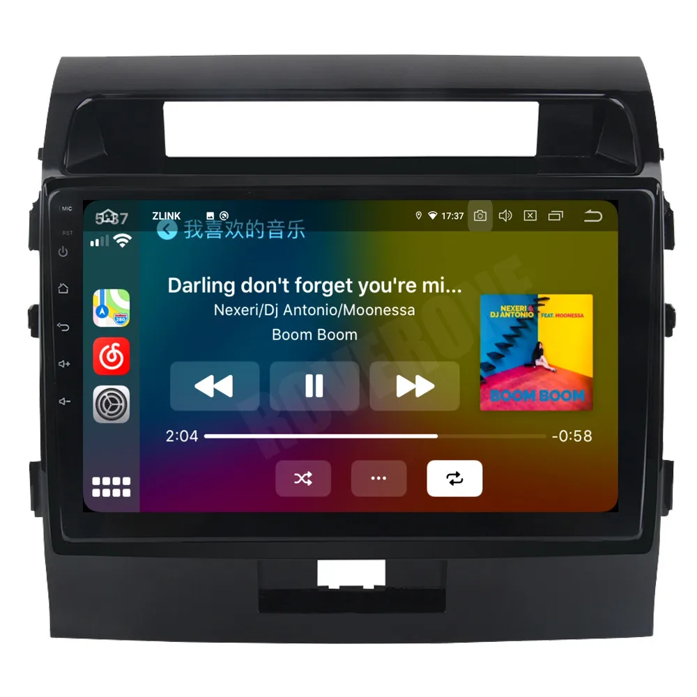 Автомагнитола для Toyota Land Cruiser LC200 2008 2013 Android 10 GPS стерео медиацентр аудио видео
