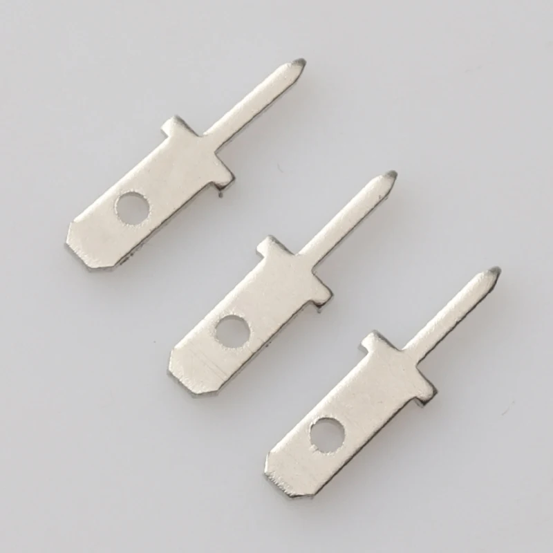 

100pcs 2.8 mm PCB inserts welded terminal PCB plate thickness 0.5 mm and 0.8 mm