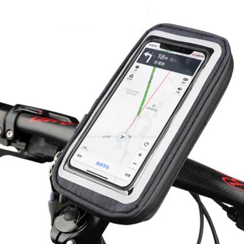 

Waterproof Bicycle Bag Frame Front Top Tube Cycling Bag Reflective Motorcycle Phone Touchscreen Bag MTB Bike Accessories