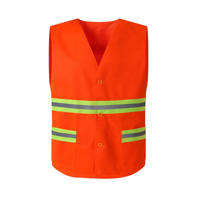 Открытый рабочий светоотражающий жилет высокая видимость Дышащий моющийся Защитное снаряжение Открытый предохранительный бак топы для мужчин и женщин ZH