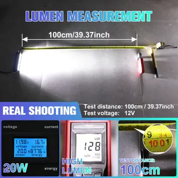 

1pair Work Spot Light Bar 12800LM Car Driving Fog Truck Off-road 6000K