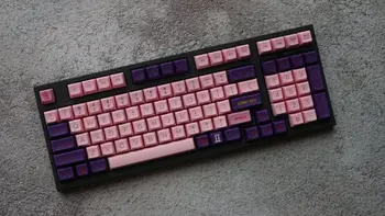 

1 set SA profile key caps for MX switches mechanical keyboard pink keycap for The Grand Budapest Hotel