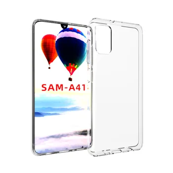 

100pcs/lot High quality transparent smooth Soft TPU Cover Case for Samsung Galaxy A41