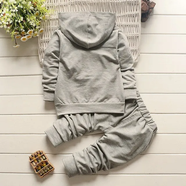 Baby Clothes For Boys Alphabet Long Sleeve Top Pants 2-Piece Set Autumn Sweater Suit Children's Clothing Apparel Outfit 4