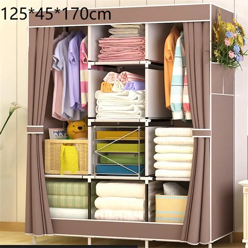 Version M Ropero комод Moveis movei Per La Casa Tela Armario De Almacenamiento Gabinete шкаф Guarda Roupa Mueble гардероб - Цвет: Version M