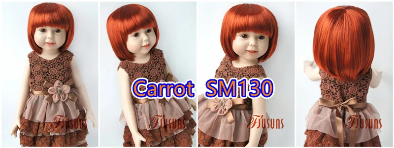 BOBO Doll wigs JD256 11-12 inch 28-30 CM Short BOBO Cut Synthetic mohair Resin doll wig