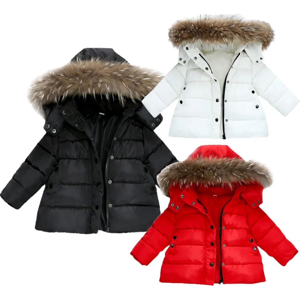 

Autumn Winter Warm Jackets For Girls Coats For Boys Jackets Baby Girls Jackets Kids Hooded Outerwear Coat Children Clothes