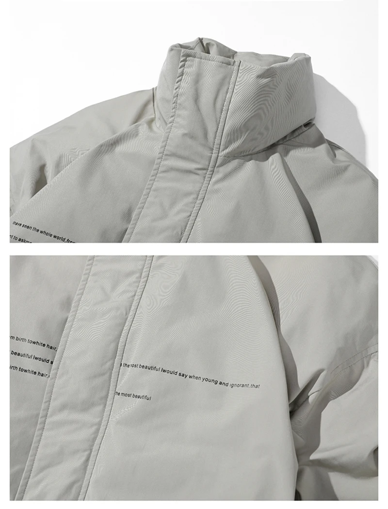 Зимняя мужская куртка-карго в стиле хип-хоп, с несколькими карманами, Мужская парка, пуховик, пальто, теплая ветровка, уличная одежда для мужчин, пара