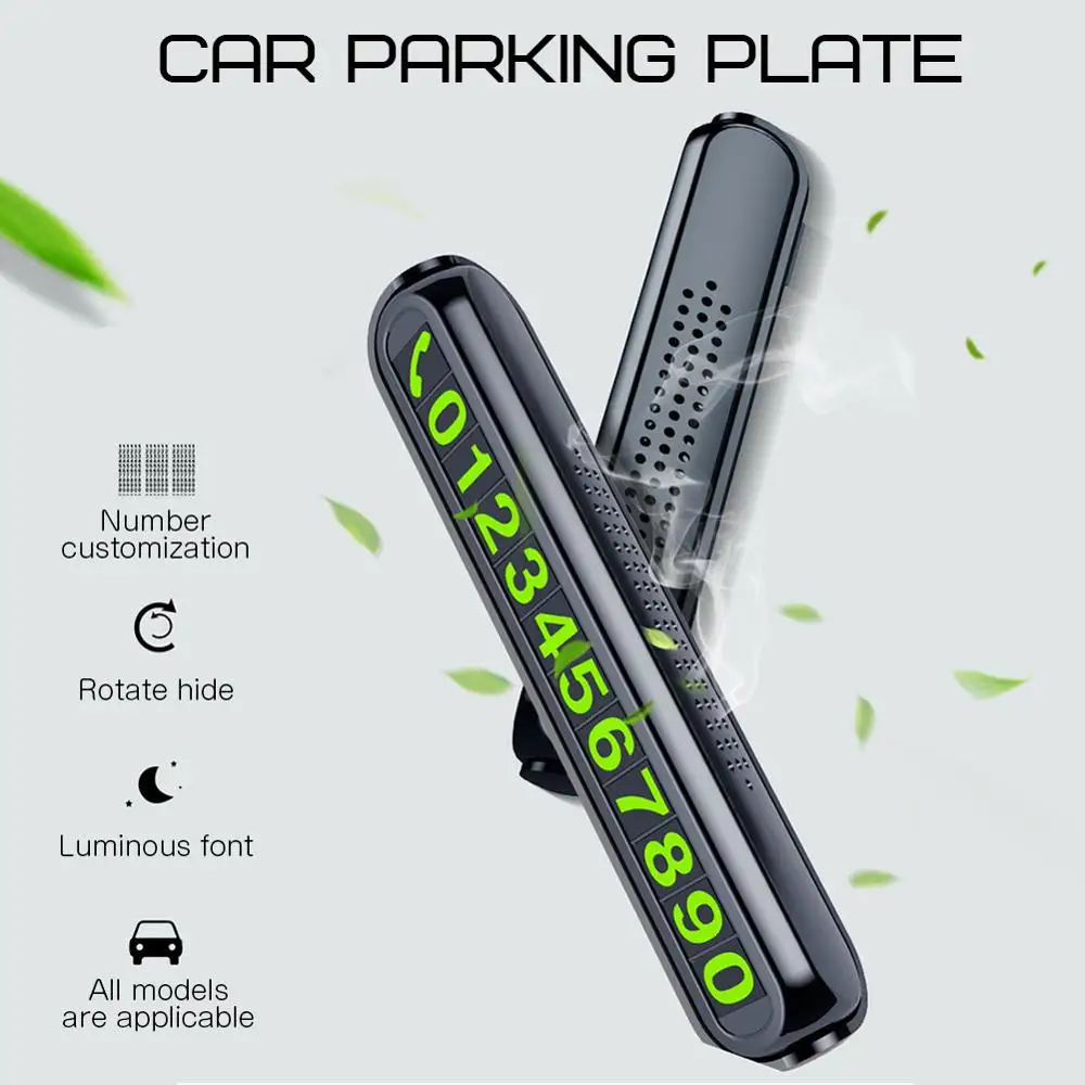 Многофункциональный автомобильный номерной знак наклейка со скрытым телефоном