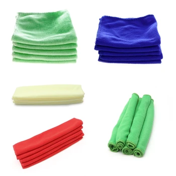 

Hot 5 Pcs Lot Microfiber Car Cleaning Towel Cloth Kitchen Washing Polish Set