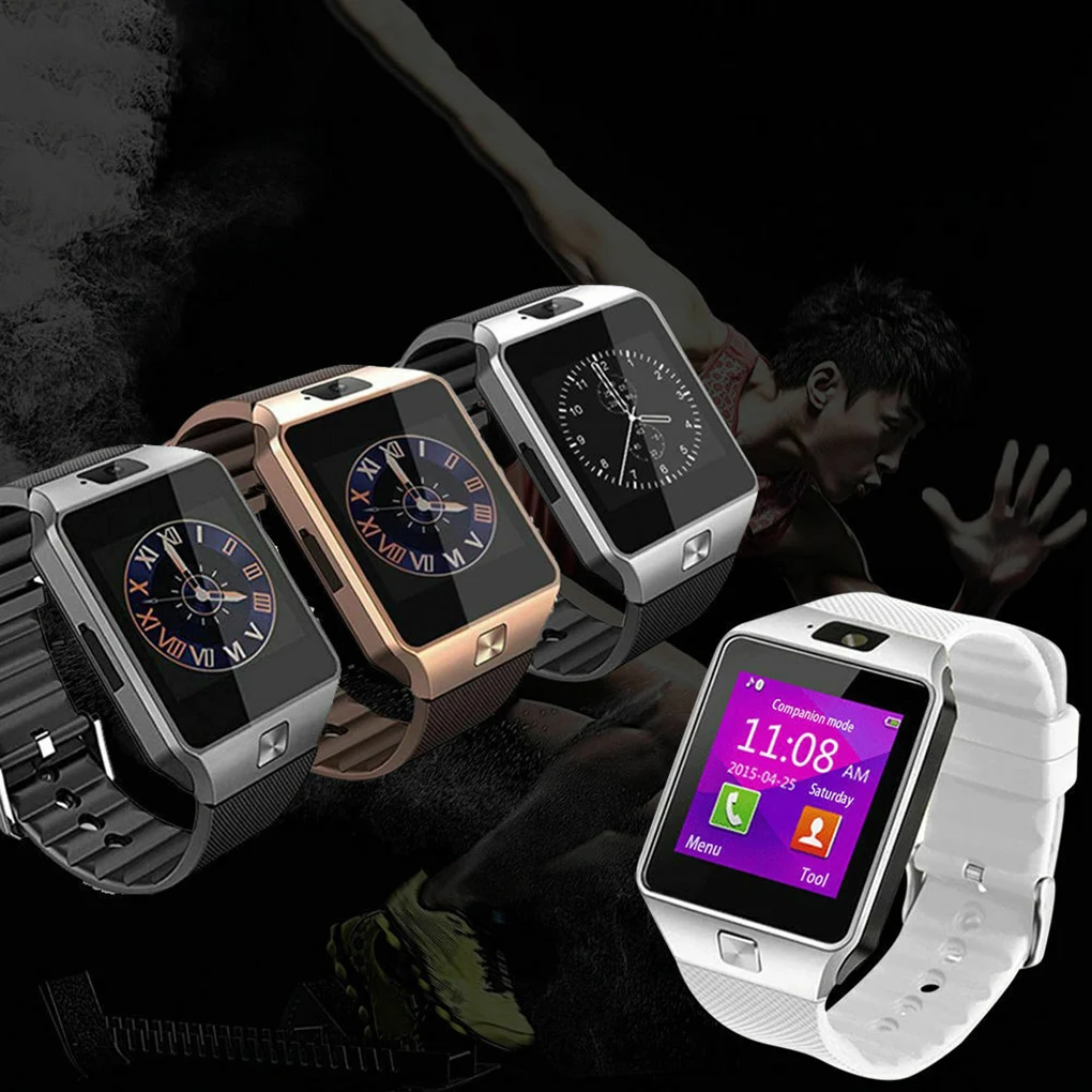Bluetooth Смарт-часы DZ09 телефон с камерой Поддержка TF карты SmartWatch телефонный звонок часы для смартфона