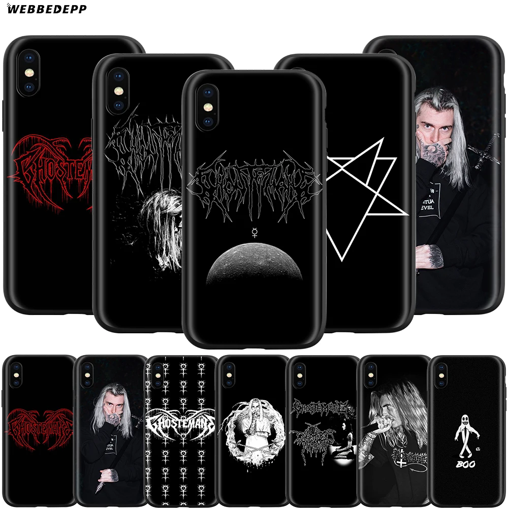 Webbedepp ртути Ghostemane чехол для Apple iPhone 12 11 Pro XS Max XR X 8 7 6 6S Plus 5 5S SE|Бамперы| |